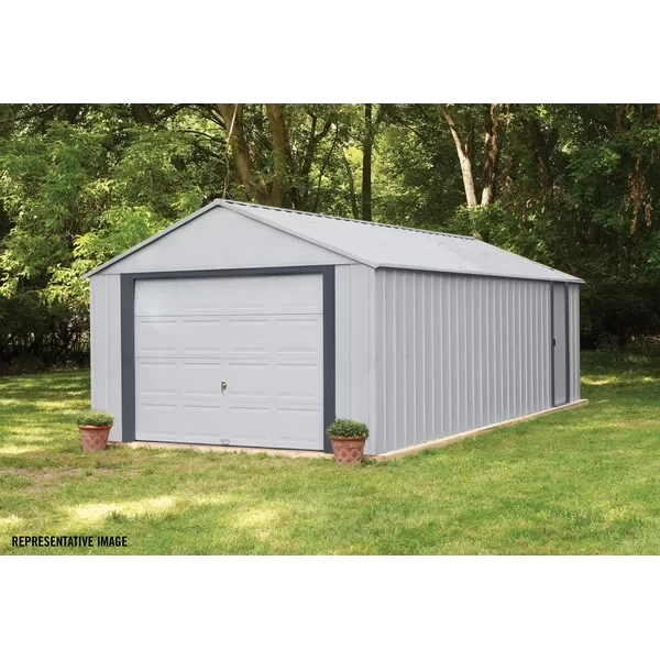 Murryhill 12 ft. W x 24 ft. D Metal Storage Shed