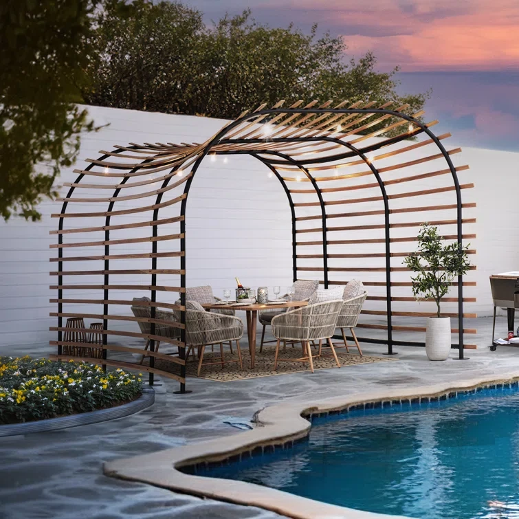 SummerCove 14 ft. x 12 ft. Metal Pergola