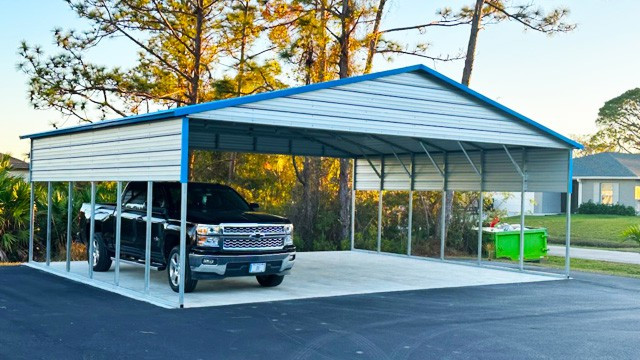 Metal Garage 30'x24' Carport