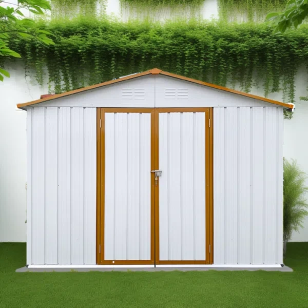 9 ft. W x 6 ft. D Metal Storage Shed