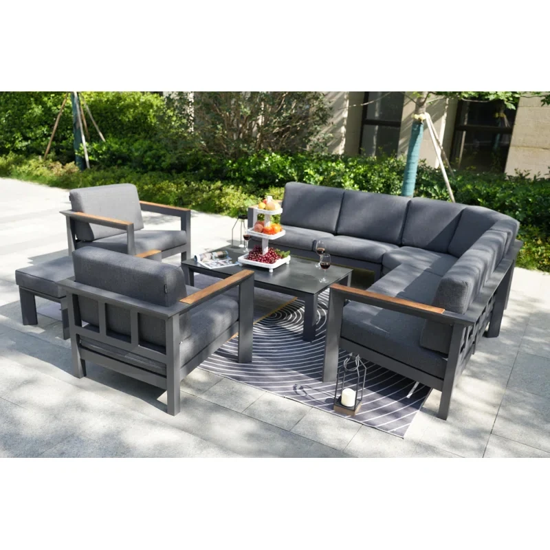 8 - Person Outdoor Seating Group with Cushions