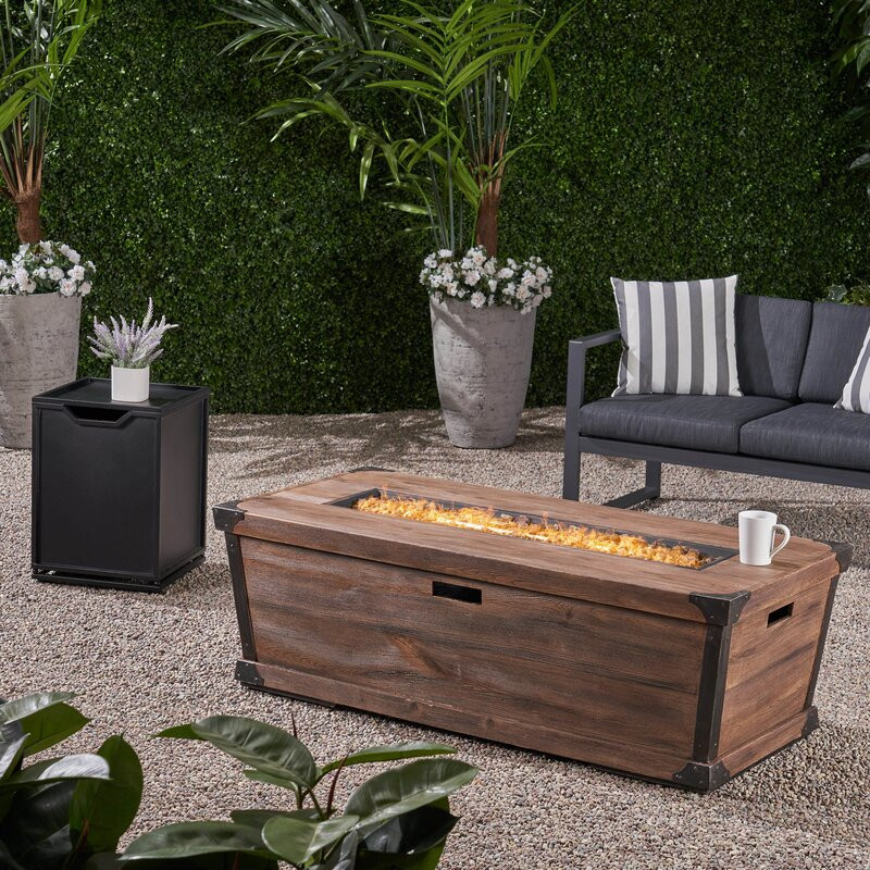 Cantu Concrete Fire Pit Table