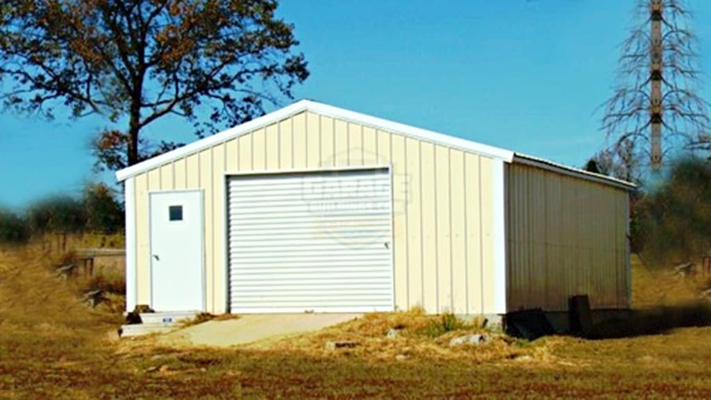 Metal Garages 24'x31' All Vertical Garage