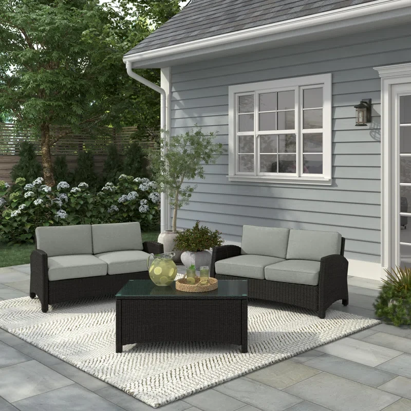 Ambria 4 - Person Outdoor Seating Group with Cushions