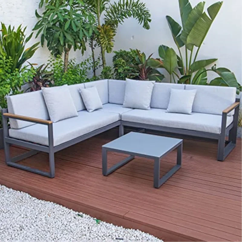 Zahava 3 Piece Sectional Seating Group with Cushions