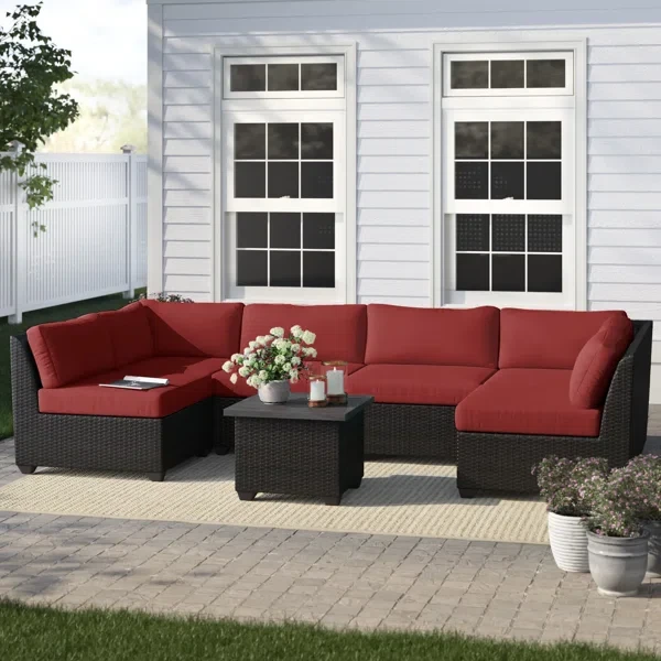 Anastase 6 - Person Outdoor Seating Group with Cushions