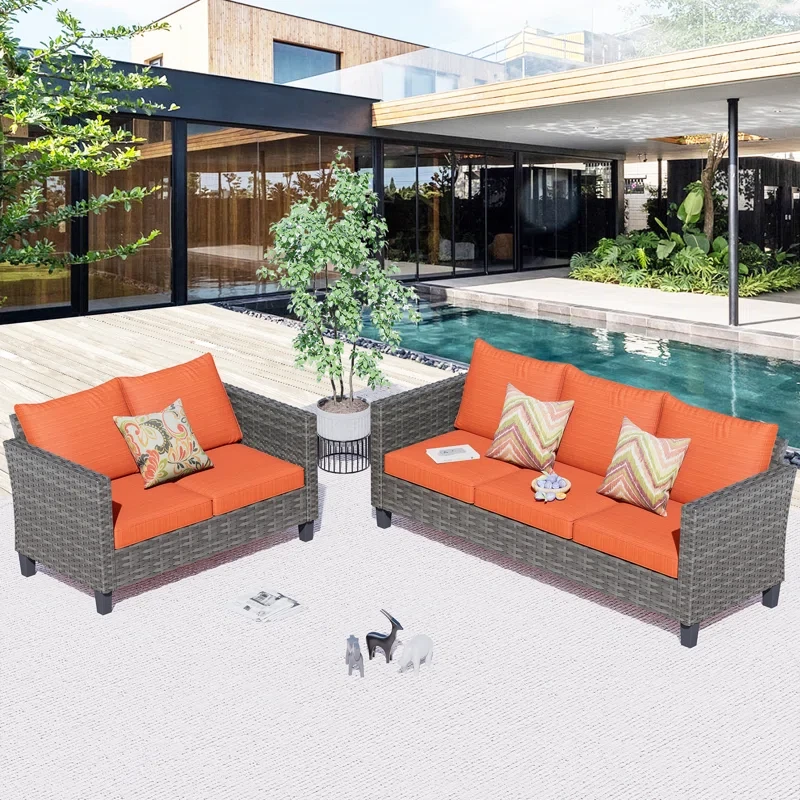 5 - Person Outdoor Seating Group with Cushions