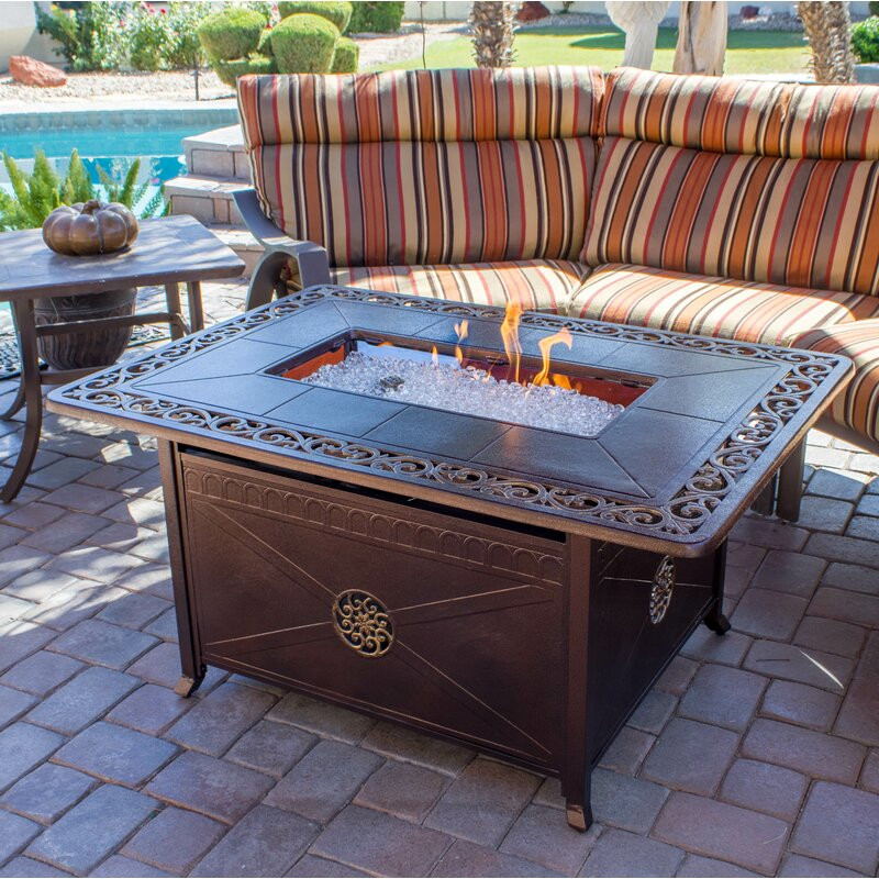 Spicewood Aluminum Propane Fire Pit Table