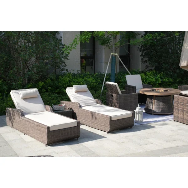 Areefa 6 - Person Outdoor Seating Group with Cushions