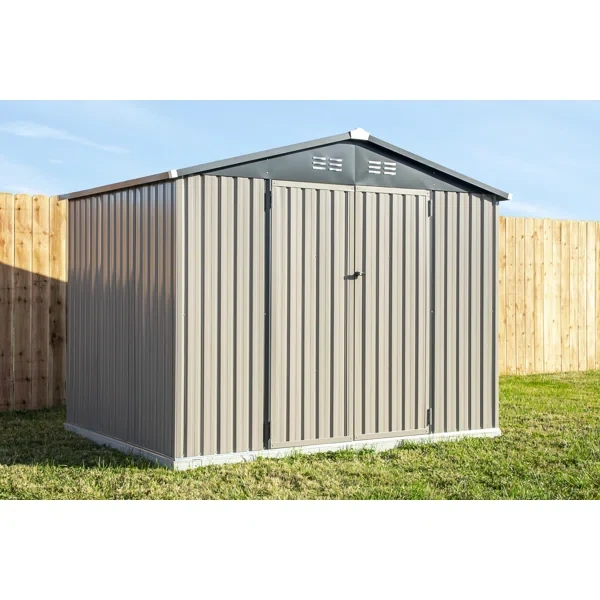 8 ft. W x 6 ft. D Arrow Metal Storage Shed