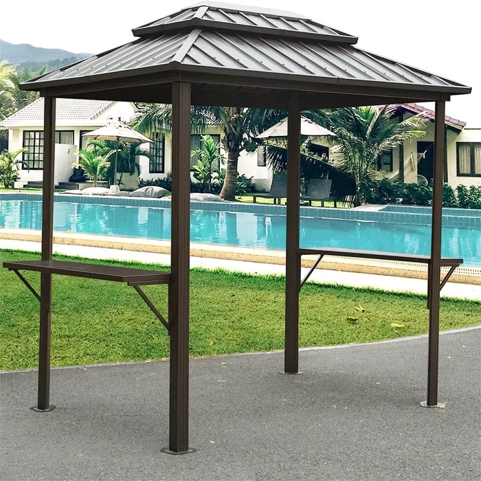 Aluminum Grill Gazebo 8 Ft. W x 6 Ft. D