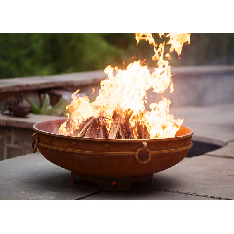 Asia Steel Wood Burning Fire Pit