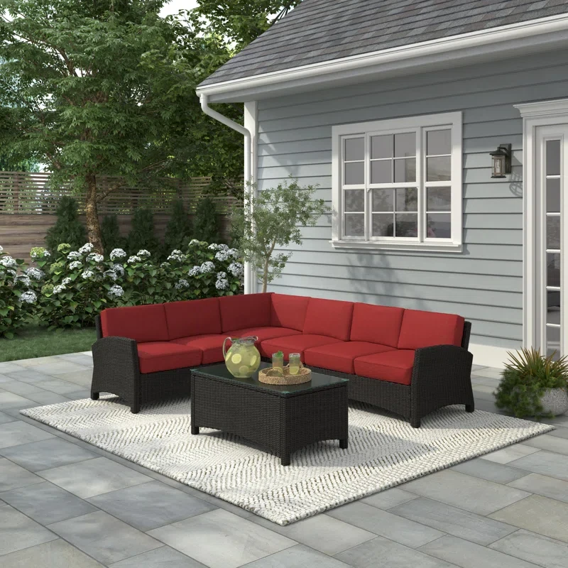 Ambria 6 - Person Outdoor Seating Group with Cushions