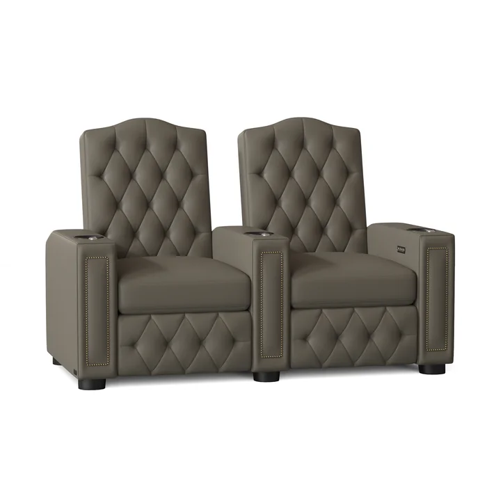 Regal HR Series Upholstered Power Reclining Home Theater Seating with Cup Holder