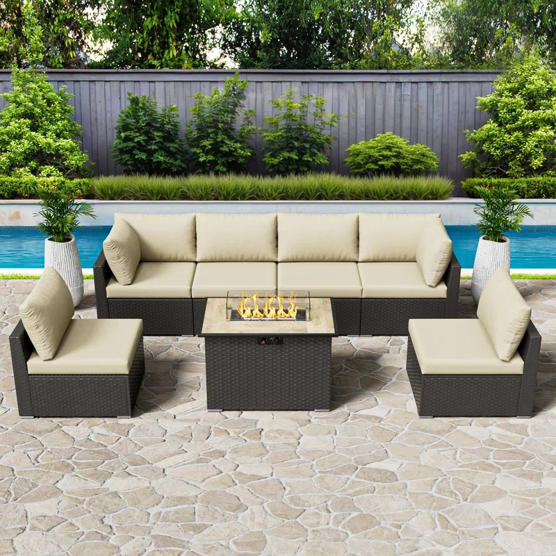 Cumbria 6 - Person Outdoor Seating Group with Cushions