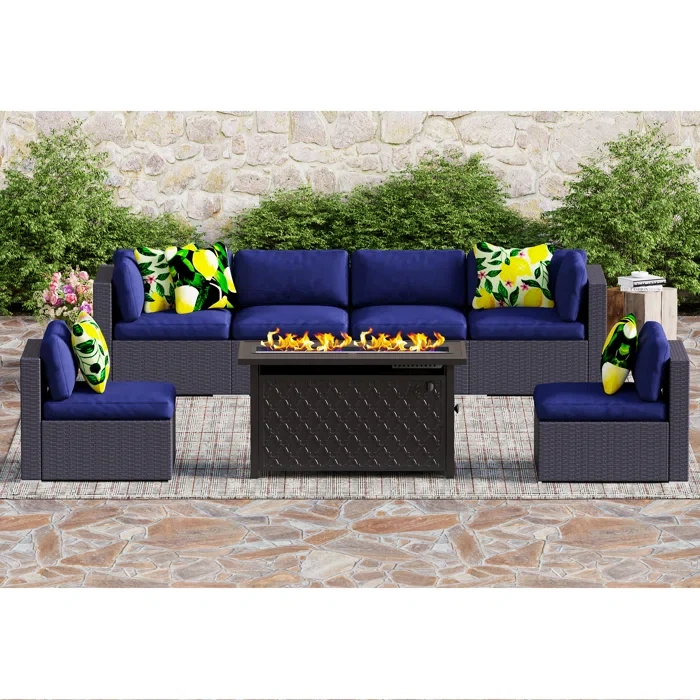 Mcgahan 5 - Person Outdoor Seating Group with Cushions