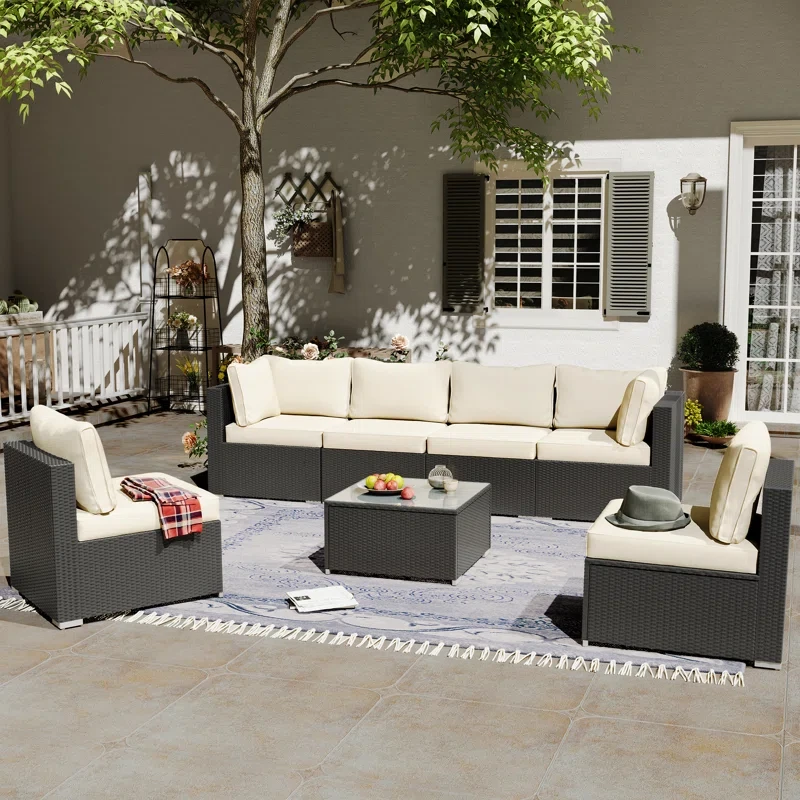 Taloga 6 - Person Outdoor Seating Group with Cushions