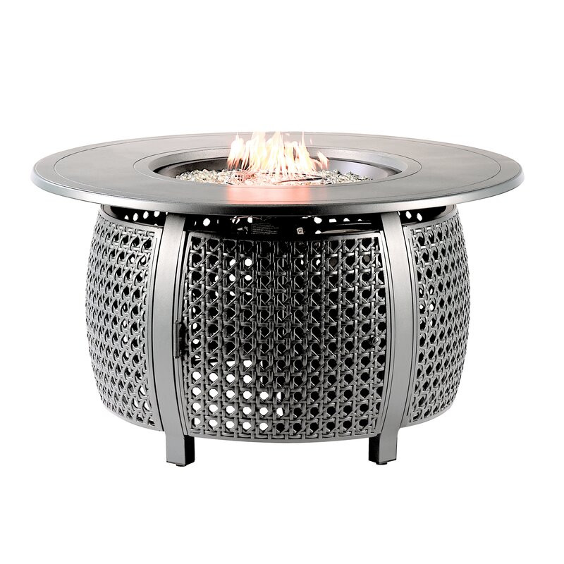 Esma Aluminum Propane Fire Pit Table