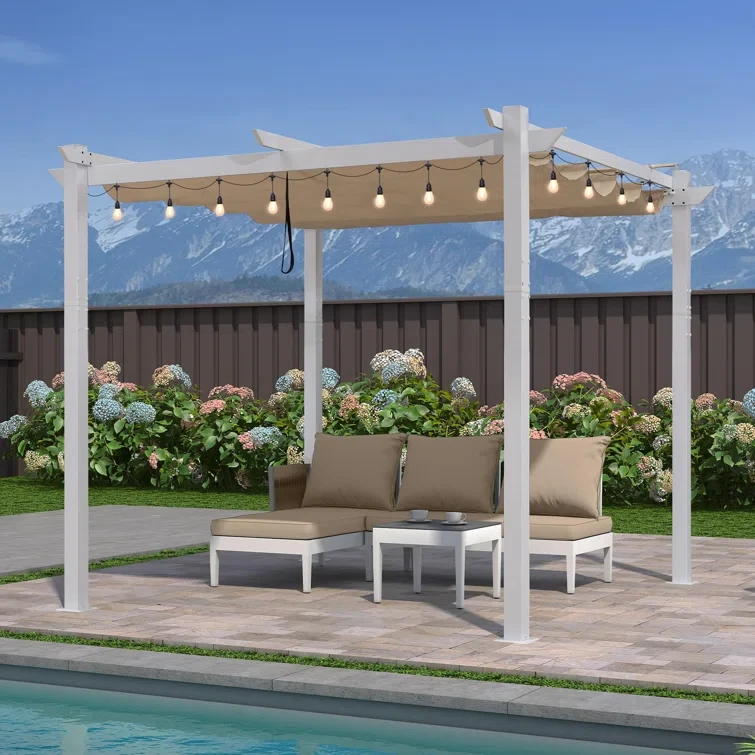 10 Ft. W x 10 Ft. D Aluminum Pergola