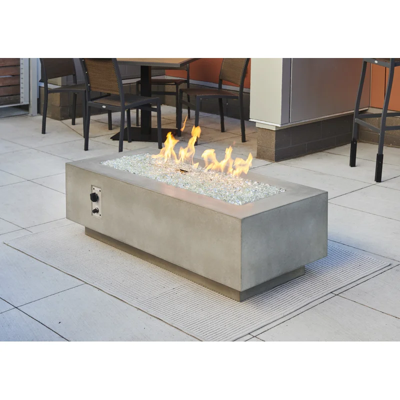 Cove 16'' H x 54'' W Concrete Outdoor Fire Pit Table