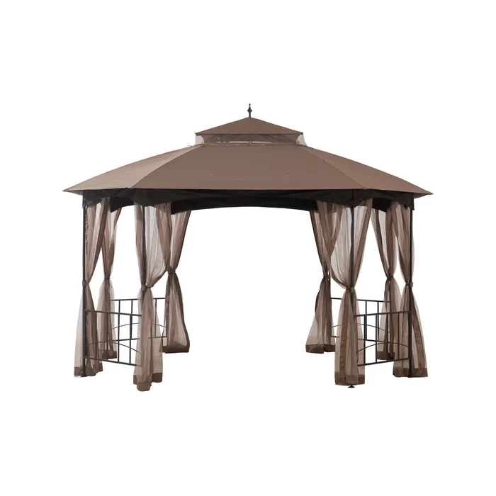 13 Ft. W x 13 Ft. D Metal Patio Gazebo