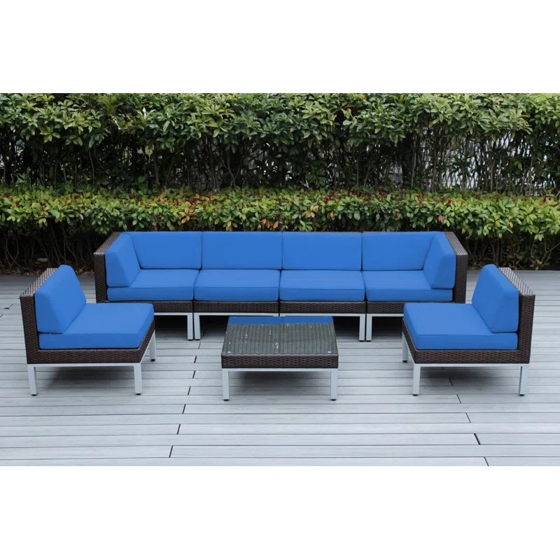 Ravshan 6 - Person Seating Group with Cushions