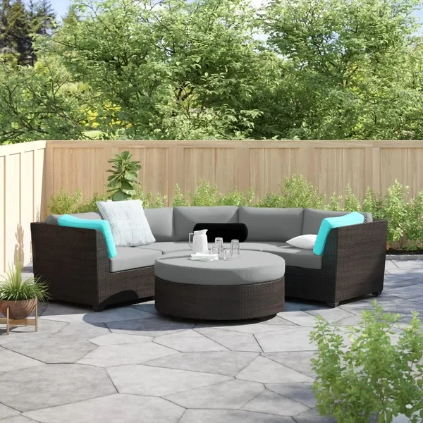 Anastase 4 - Person Outdoor Seating Group with Cushions