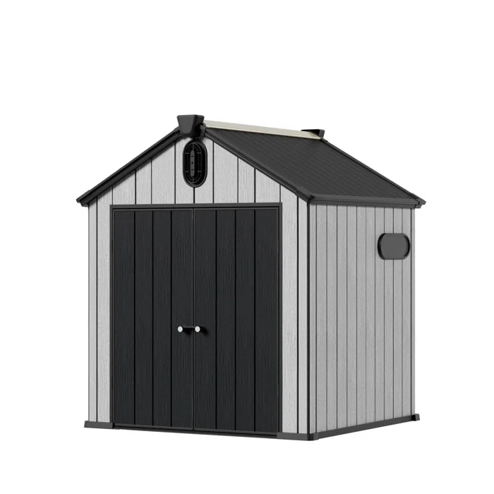 D Polyethylene Plastic Storage Shed