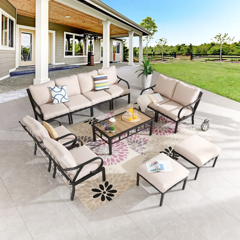 Torpoint 8 - Person Outdoor Seating Group with Cushions