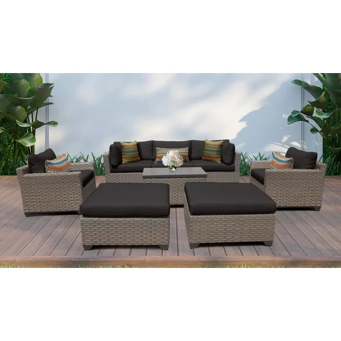 Anupras 8 Piece Seating Group with Cushions