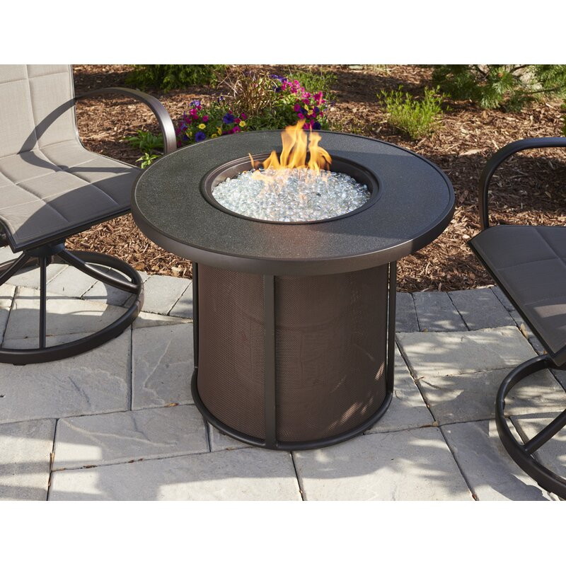 Stonefire Aluminum Propane/Natural Gas Fire Pit Table