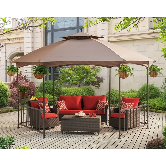 13 Ft. W x 11.5 Ft. D Steel Patio Gazebo