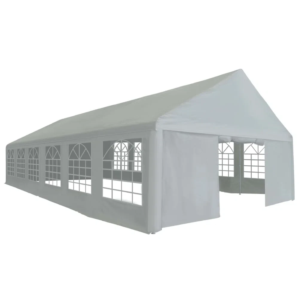 Marmillion Party Tent Outdoor Canopy Tent with Sidewalls Patio Gazebo Shelter Gray