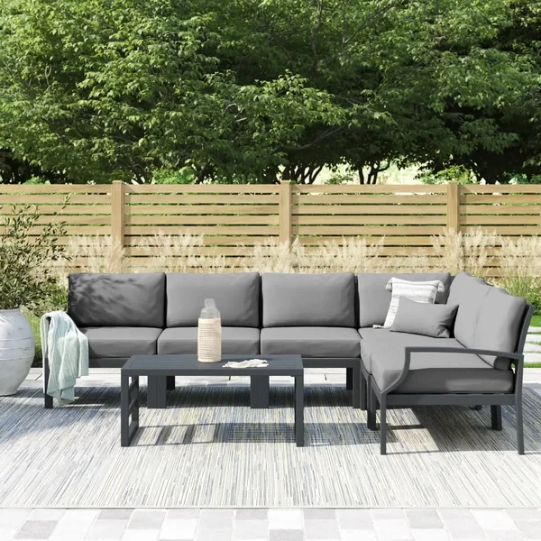 Analyssia 5 - Person Outdoor Seating Group with Cushions