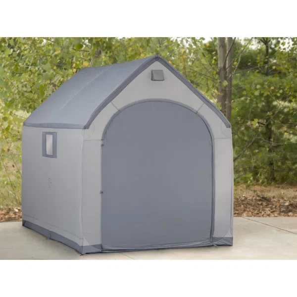 8 ft. W x 6 ft. D Polypropylene Plastic Portable Storage Shed