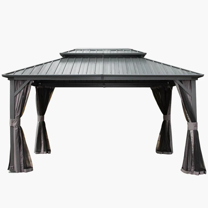 12 Ft. W x 10 Ft. D Aluminum Patio Gazebo