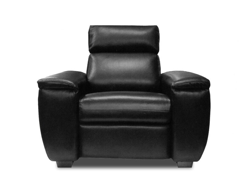 Signature Series Upholstered Home Theater Seat with Type Power