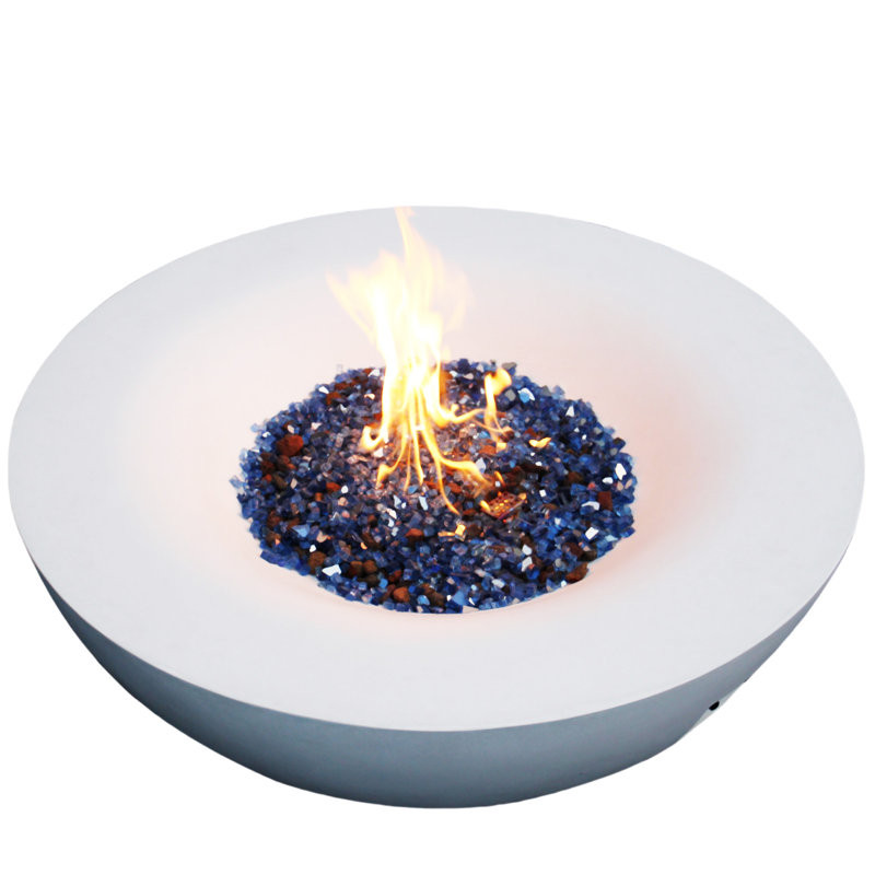 42 Inch Outdoor Concrete Propane Gas Fire Pit Bowl