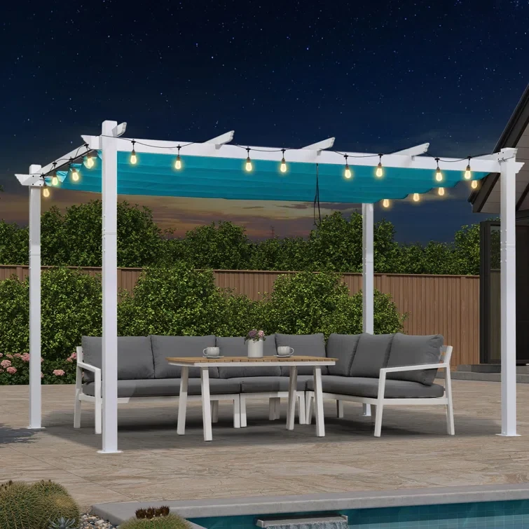 12 Ft. W x 9 Ft. D Aluminum Pergola