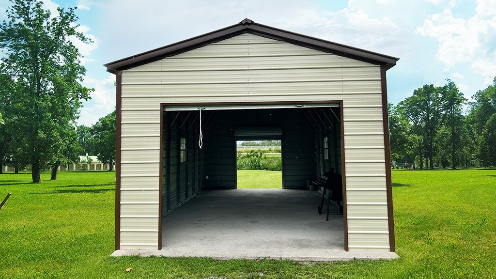 Metal Garages 15'x30' Metal Garage