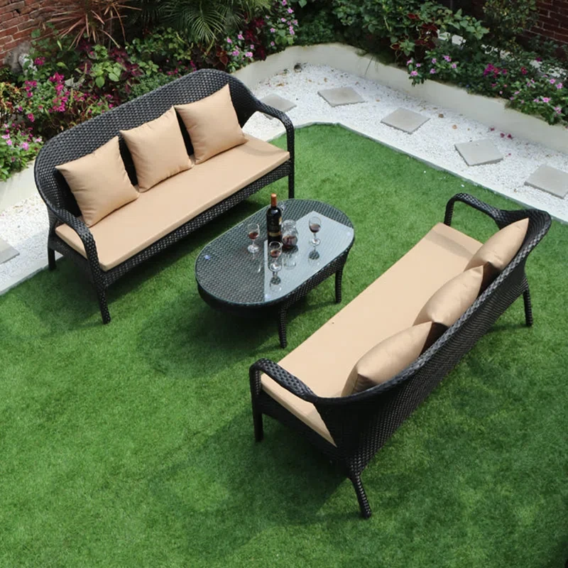 Yvie 6 - Person Outdoor Seating Group with Cushions