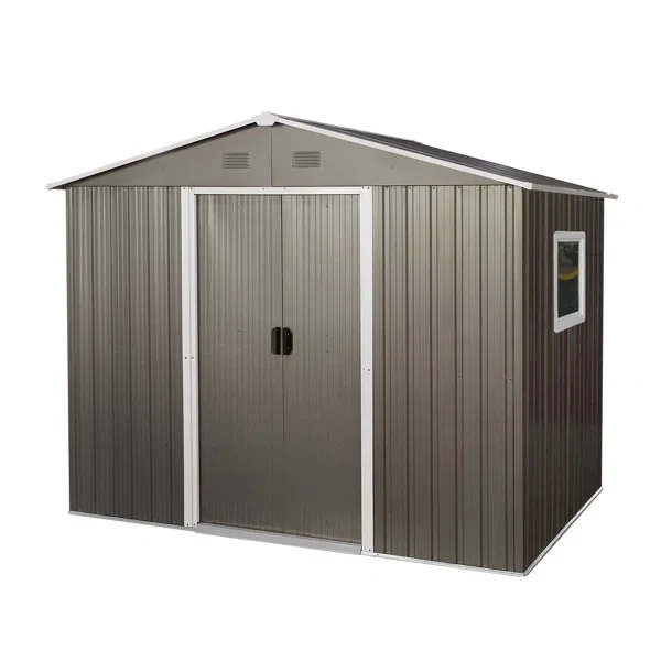 8 ft. X 6 ft. Metal Traditional Storage Shed