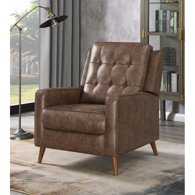 Krystaline Upholstered Home Theater Seating in Brown