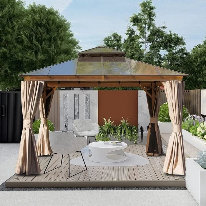 Lucio 12 Ft. W x 12 Ft. D Aluminum Patio Gazebo