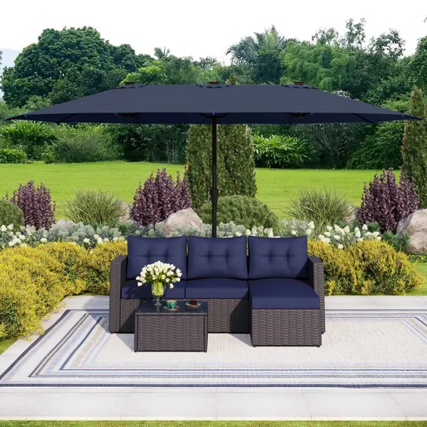 Alyah 3 - Person Outdoor Seating Group with Cushions