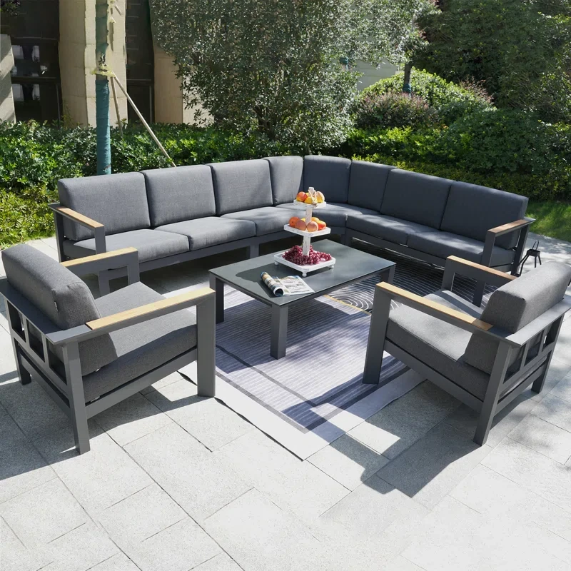 8 - Person Outdoor Seating Group with Cushions