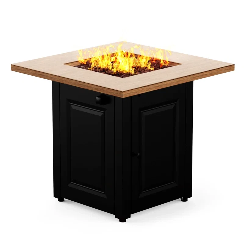 28In Gas Fire Pit Table