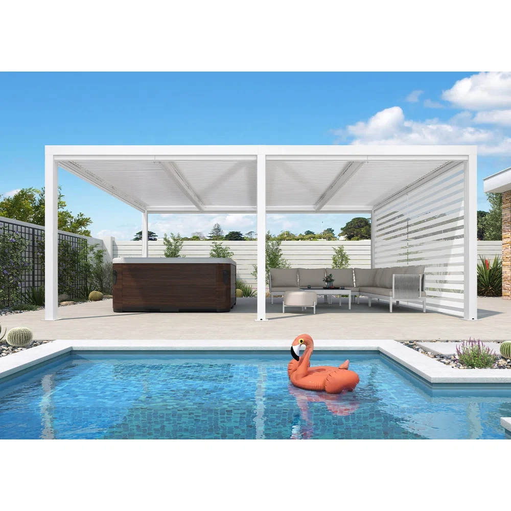 19 Ft. W x 12 Ft. D Aluminum Pergola