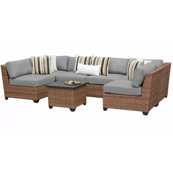 Ambroselli 4 - Person Outdoor Seating Group with Cushions