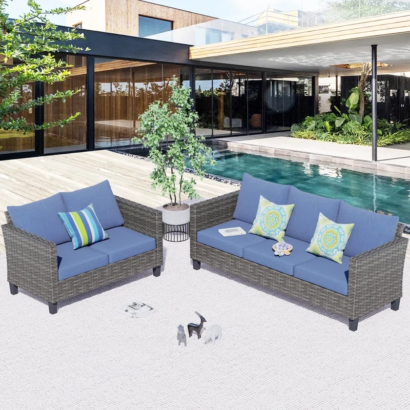 5 - Person Outdoor Seating Group with Cushions